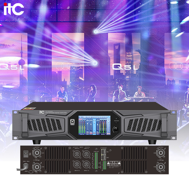 Professional Hi-Fi Digital Amplifier 1000W Reverb Power for Pro Audio Surround Sound Systems