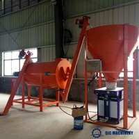 Planta de Fabricación de Adhesivo para Azulejos de Capacidad Media, 5-10T/H, Equipo de Producción de Mortero Seco, Sistema de Control Automático