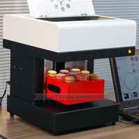 Imprimante alimentaire comestible à prix d'usine pour macarons, machine à dessiner sur café, imprimante à gâteaux 4 tasses