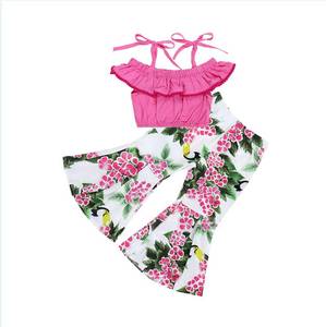 Bộ Quần Áo Bé Gái Phong Cách In Hoa Bộ Quần Áo Trẻ Em Hữu Cơ Dài Tay Bộ Quần Áo Trẻ Em Từ 0 Đến 6 Tuổi - Product Image 3