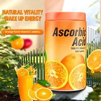 Comprimés de vitamine C à croquer à haute teneur, marque privée OEM, pour éclaircir la peau et renforcer le système immunitaire, complément nutritionnel quotidien