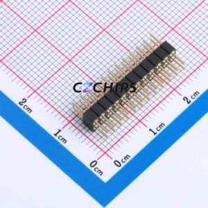 XDZ200C-2-12-Z-2.8-G1 Pin Header Through hole Component (THT),P=2mm Connector 2x12P 2mm 2mm Round Pin - Product Image 1