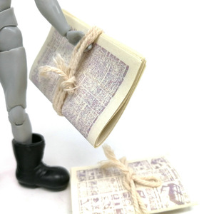 อุปกรณ์เสริม xim bjd [-ชุดหนังสือพิมพ์ภาษาอังกฤษโบราณ 10 เล่ม] อาหารจำลองขนาดเล็กและของเล่น - Product Image 5