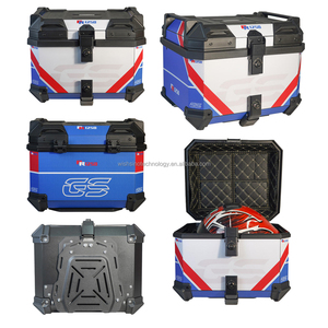 Caja Trasera para Motocicleta Personalizable GS Sticker 45L, de Plástico ABS, Universal, Impermeable, Caja de Almacenamiento Ligera, Caja de Equipaje para Motocicleta - Product Image 1