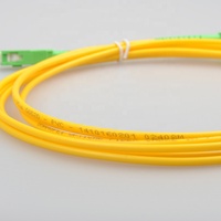 Cordon de brassage fibre optique personnalisé SC/APC-SC/APC 9/125µm Monomode PVC LSZH OFNR OFNP Plenum SM SX 2.0/3.0mm 3m Intérieur