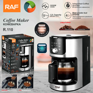 Machine à café RAF Smart 1,2 L à double usage <span class=keywords><strong>avec</strong></span> moulin à café <span class=keywords><strong>intégré</strong></span>, <span class=keywords><strong>filtre</strong></span> à café goutte à goutte, <span class=keywords><strong>filtre</strong></span> à café - Product Image 2