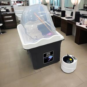 Más vendido Lavacabezas portátil dorado para salón, para lavado de cabello y spa capilar, bajo encimera, precio para peluquería - Product Image 2