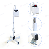Lámpara Portátil de Blanqueamiento Dental con Altura Ajustable, Máquina de Blanqueamiento Dental con Láser de 10 LED