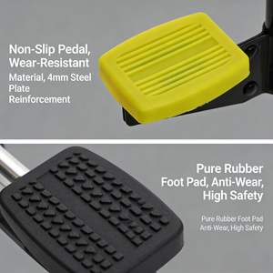 Bâton de saut <span class=keywords><strong>avec</strong></span> <span class=keywords><strong>poignée</strong></span> en éponge antidérapante, coussinets de pied en caoutchouc, équipement de divertissement en plein air pour la pratique de l'équilibre et - Product Image 2