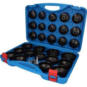 Brilliant Tools Jeu de clés à bouchon de filtre à huile, 30 pièces - Product Image 1