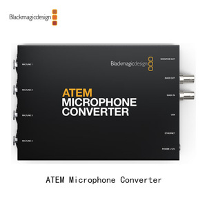 Blackmagicdesign Atem Microphone Converter อินเทอร์เฟซเสียงแบบ 4 ช่องสัญญาณ XLR สำหรับการถ่ายทอดสดและการบันทึกเสียง - Product Image 5