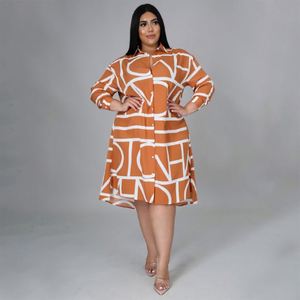 Fall Letter Printed Loose Long Sleeve <strong>Dress</strong> Shirts Ladies Shirt <strong>Dresses</strong> for Women - Product Image 4