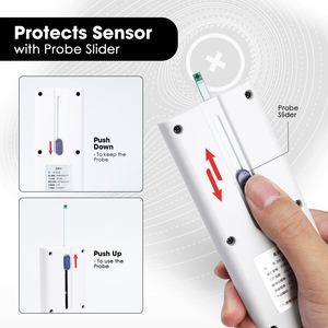 เครื่องวัดสนามแม่เหล็กแบบดิจิตอล เครื่องวัดเกาส์ เครื่องวัดเทสลา เครื่องตรวจจับแบบพกพา ช่วงการวัด 0~25k Gs หน้าจอสี - Product Image 3