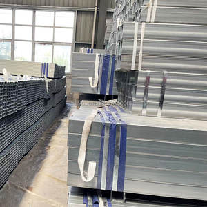 6m de long <span class=keywords><strong>50x50</strong></span> creux Gi galvanisé <span class=keywords><strong>Tube</strong></span> en acier <span class=keywords><strong>carré</strong></span> ERW Technique pour les services de construction et de soudage - Product Image 4