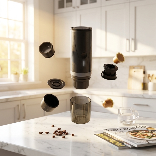 Mini Smart Drip Coffee Roasting Machine Fully Automatic Coffee Machine Wholesale Portable Compatible With Espresso and Capsule