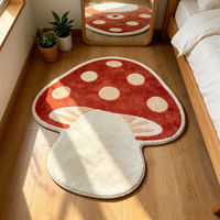Tapis à franges en forme de fleur festonnée, motif géométrique, antidérapant, doux et moelleux, pour chambre à coucher, salon, décoration de la maison