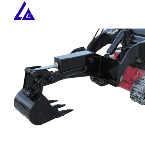 Cánh tay duy nhất Digger 12in xô backhoe tập tin đính kèm cho mini Skid Steer lật - Product Image 6