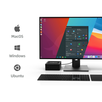 TinyMonster Black para Mini Host ITX de Alto Rendimiento, 10 Núcleos STXi7/i9, Tarjeta Gráfica Dedicada 3060, DDR4, Sistema Preconstruido