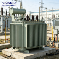 Transformateur triphasé immergé dans l'huile 75 125 200 KVA 6KV 10KV pour réseaux de distribution d'énergie CE IEC 50Hz 60Hz Prix de gros
