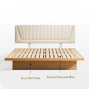 Moren-Marco de cama con cubierta, tamaño personalizado, doble reina, KingSheeshame, cama de plataforma - Product Image 3