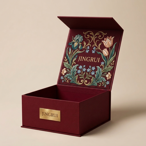 Scatole di Imballaggio Rigide Pieghevoli di Lusso Personalizzate con Logo Verde e Nero, Riciclabili, Scatola Regalo in Carta con Coperchio Magnetico - Product Image 2