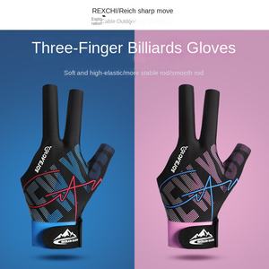 Gants de billard, nouvelle version améliorée, spécial salle de snooker, unisexe, main gauche, haute élasticité, respirant, demi-doigts, antidérapant - Product Image 3