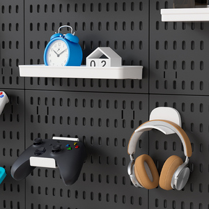 Tablero montado en la pared para almacenamiento en la pared: Amplios accesorios disponibles, ideal para almacenar o mostrar figuritas, etc. - Product Image 5
