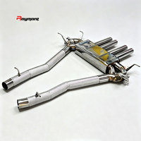Tuyau d'échappement en acier inoxydable (Cat Back) adapté à la modification de l'échappement à quatre sorties de la Rolls Royce Cullinan. Épaisseur du mur 1,5 mm