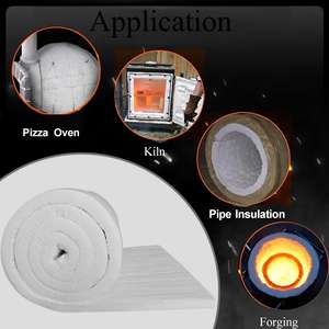 Ventes chaudes EPOWOOL ENTO-1260 Couverture en fibre céramique 1260 degrés Épaisseur personnalisable pour l'isolation réfractaire des chaudières Usine - Product Image 4
