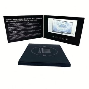 Tarjetas de Felicitación Digitales LCD Personalizadas de 7 Pulgadas, Hechas a Mano, Impresas por Transferencia Térmica, Manualidades de Papel, Invitaciones para Festivales, Libro de Vídeos - Product Image 1