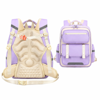 Sac à dos scolaire léger grande capacité, protection de la colonne vertébrale, pour les élèves de la maternelle au CM2, cartable pour garçons et filles