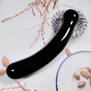 Bulk Seksuele Kleine Enorme Verschillende Maten Hot Sex Toy Kunstmatige Penis Zwart Obsidiaan Dildo Voor Vrouw