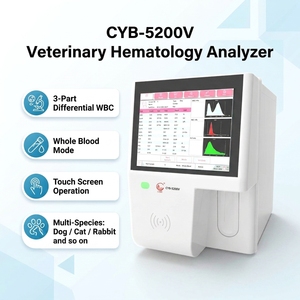 Analizador de Sangre Veterinario Automático de 3 Partes CYB-5200V, Contador de Células Sanguíneas para Animales, Máquina CBC para Hospitales Veterinarios - Product Image 1