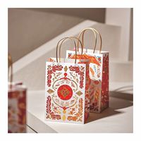 2024 nouveau Style biodégradable papier Kraft sacs postaux sac en papier Kraft sacs en papier Kraft sac à main bébé douche