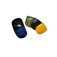 Mouse optik nirkabel 2.4G, tetikus kantor 3D kustom, tetikus hadiah Mini portabel dengan penutup warna ajaib DIY MW-027