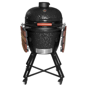 SEB 카마도 19인치 피자 오븐 카트 포함 숯불 카마도 그릴 24인치 세라믹 카마도 그릴 야외 가스 바베큐 그릴 - Product Image 6