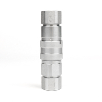 Raccord rapide hydraulique à face plate FF 1/2 "BSP BSPT NPT, coupleur rapide BSPP 1/2 G1/2 ISO16028