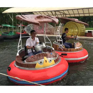 Adult Amusement Park Runde Ufo elektrische Batterie aufblasbare Wasser Stoßstange Boot zu verkaufen