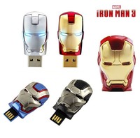 Flashdisk Logo Kustom Iron Man Usb Flashdisk Iron Man 1gb 2gb 4gb 8gb 16gb 32gb 64gb 128gb