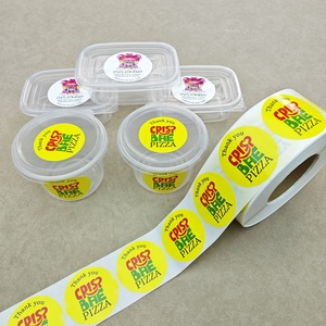 Etichette Personalizzate per Piccole Imprese <span class=keywords><strong>2</strong></span>-3 Pollici, Stampa su Rotolo per Bicchieri di Bubble Tea, Adesivi Rotondi Personalizzati per Scatole di Snack con Logo - Product Image 2
