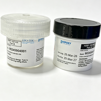 Résine époxy conductrice flexible argentée EPO-TEK H20F, kit bicomposant A+B pour le collage de puces optoélectroniques et semi-conductrices