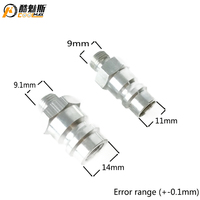 Großhandel Universal R134a R12 High Low Side Service Port Schweiß ventil mit Ventil kern und Kappe Auto AC Gasfüll düsen adapter