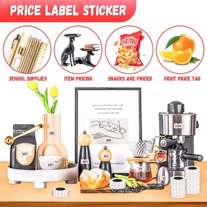<span class=keywords><strong>Étiquette</strong></span>s pour <span class=keywords><strong>pistolet</strong></span> à prix 1000 pièces 12x21mm Autocollantes Papier adhésif écologique Impression thermique Autocollants personnalisables - Product Image 2