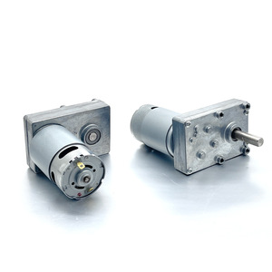 Motor de CC <span class=keywords><strong>555</strong></span> de 24V/12V con Marco de Aluminio Cepillado, Imán Permanente, Bajo Ruido, Caja de Reducción de Engranajes Rectos para Robot Aspirador y Cubo de Basura Inteligente - Product Image 6