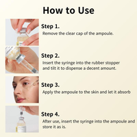 Ampoule de soin PDRN Vitamine Rose Soie : Sérum Réparateur, Hydratant, Éclaircissant, Réducteur de Pores, Illuminateur pour Visage et Corps