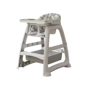 Chaise haute <span class=keywords><strong>pour</strong></span> bébé KFC, chaise haute modulaire en plastique, portable, avec roulettes pivotantes, table à manger <span class=keywords><strong>pour</strong></span> bébé, siège multifonctionnel <span class=keywords><strong>pour</strong></span> la maison - Product Image 1