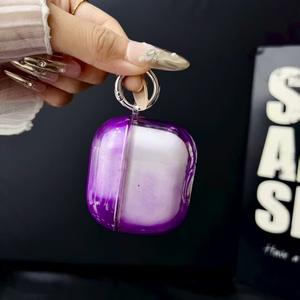 Glow In The Dark Voor Airpods 1 2 3 Pro 2 Case Beschermende Oortelefoon Cover Schattige Hoofdtelefoon Case Lichtgevende Drijfzand Voor Airpod 4 Case - Product Image 6