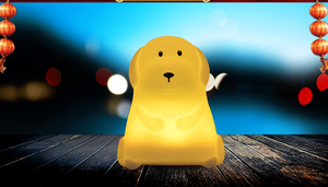 Kids Animal Night Light 7 Color Changing 3 Modes Breathing Effect USB Rechargeable Silicone Safe Baby Nursery <strong>Lamp</strong> - Product Image 6