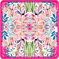 Tuiles de Mahjong en Acrylique American Garden Botanical, motifs floraux, feuillage et papillons en aquarelle douce, pour jeu de table de loisirs domestique
