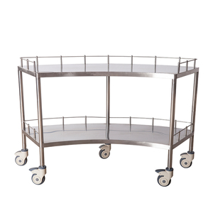 รถเข็นเครื่องมือทางการแพทย์รถเข็นสแตนเลสประกอบฉุกเฉิน304 - Product Image 2